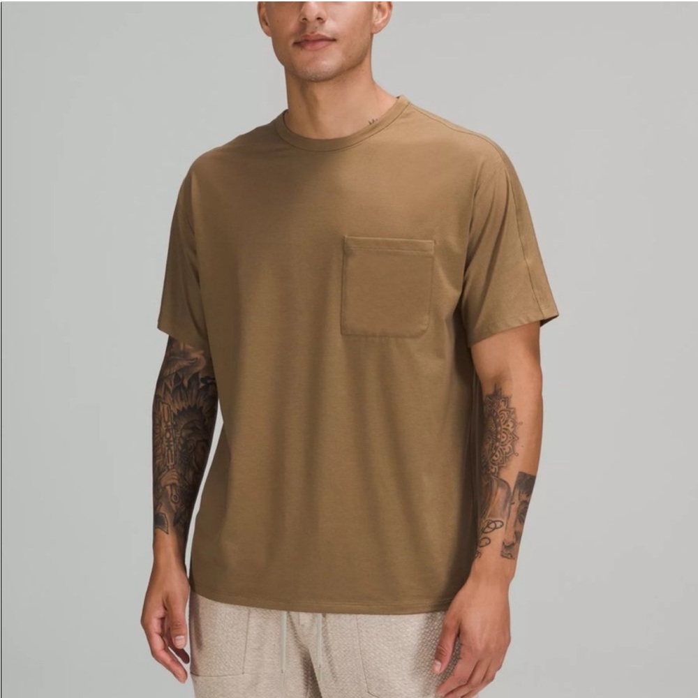 lululemon athletica Tan Short Sleeve Tee